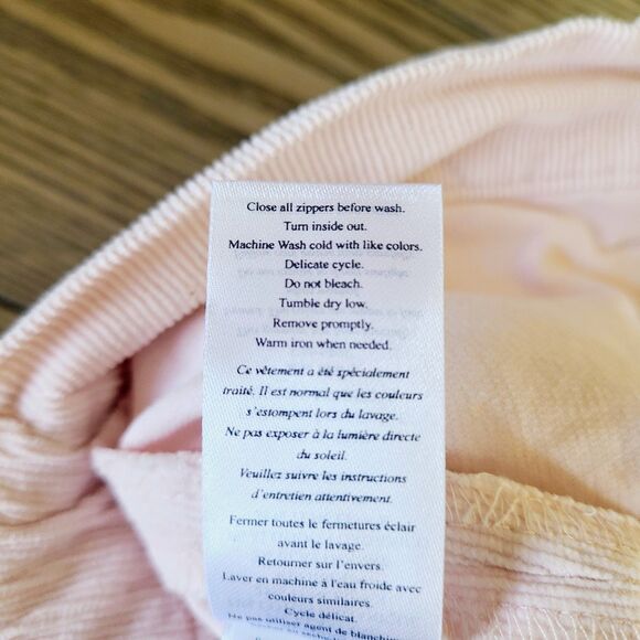 Faherty Shorts 4 Pink Organic Cotton Corduroy Patch Pocket Lightweight - Picture 7 of 10